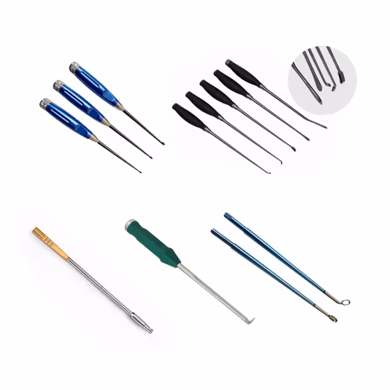 Laparoscópio Equipamentos médicos laparoscópicos Instrumentos cirúrgicos de Hf Monopolar Eletrodo Coagulador elétrico L Gancho Eletrodo Coagulador elétrico C Spud Gancho
